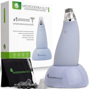 Brand New Microderm GLO Mini Blackhead Remover Pore Vacuum & Facial Tool